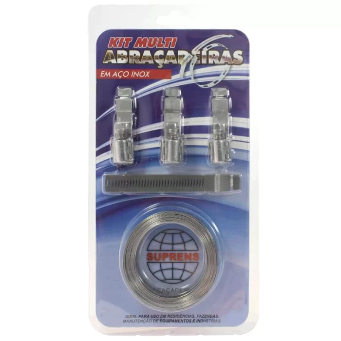 Kit Multi Abraçadeiras Suprens – Inox (Aço Inoxidável)