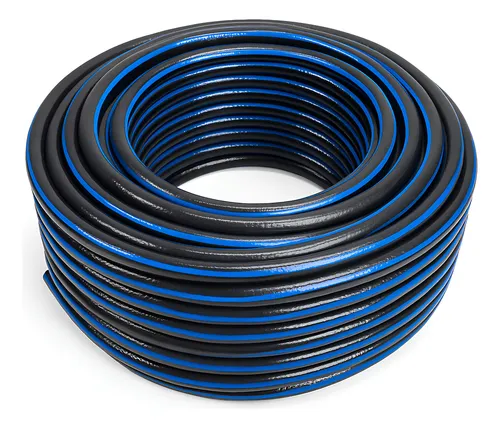 Mangueira Rubber Ar/Água 300 PSI Preta 3/4"