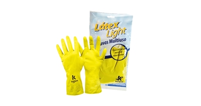 Luva Kalipso Látex Light Amarela 07-P