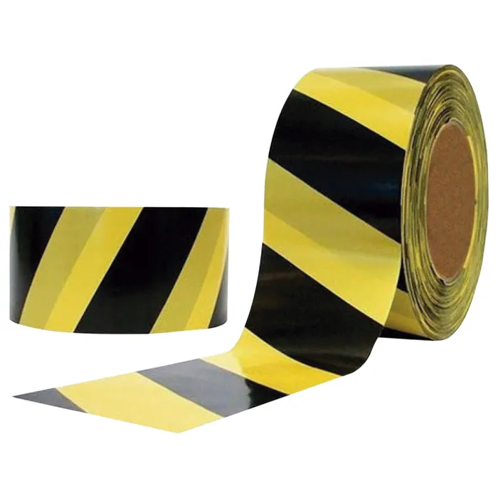 Fita Zebrada Amarela/Preta 7cm x 200m