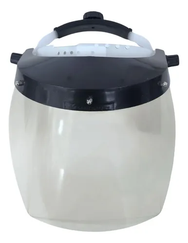 Protetor Facial com Catraca 10” Carbografite