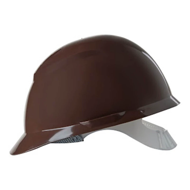 Capacete de Segurança Camper Marrom com Carneira