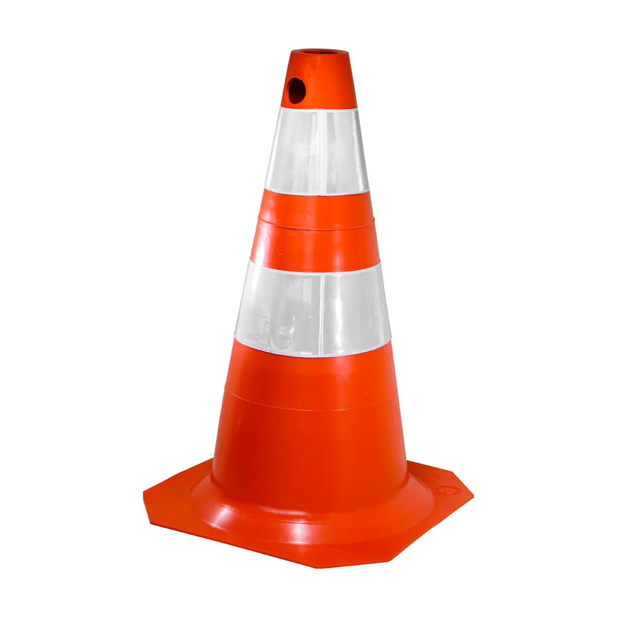 Cone Sinalizador PVC 50 cm – LR/BR Refletivo