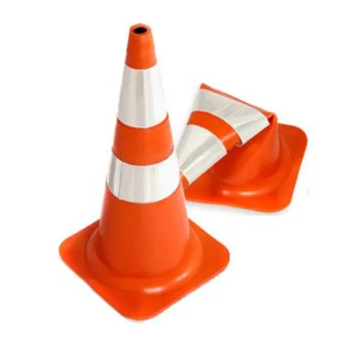Cone Sinalizador PVC 75 cm – LR/BR Refletivo Flexível