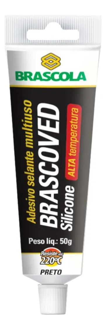 Silicone Brascoved Super 50g Preto – Brascola