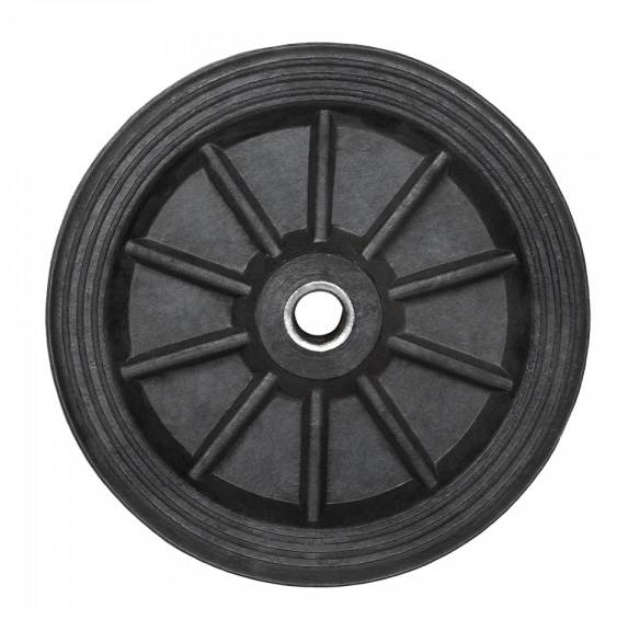 Roda Borracha Maciça 9" c/ Rolamento