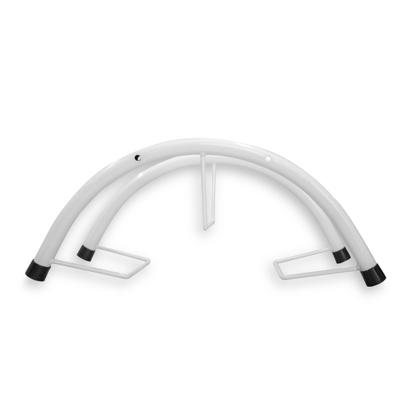 Suporte Fixo Meia Lua para 30m Mangueira 1/2" Branco