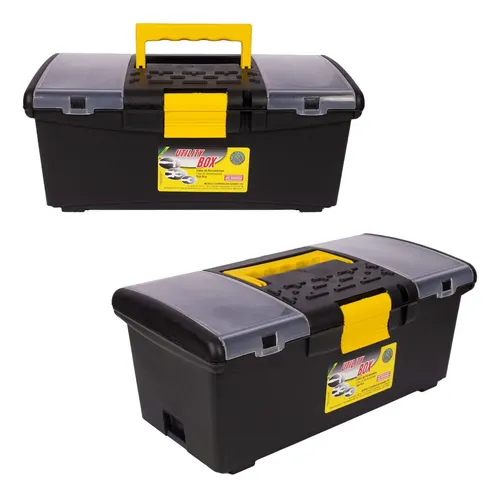 Caixa para Ferramentas com Organizador CF-25 Preta