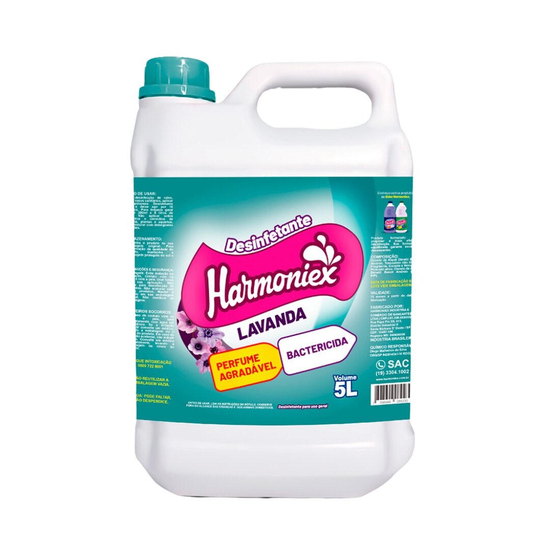 Desinfetante Lavanda 5 Litros – Harmoniex