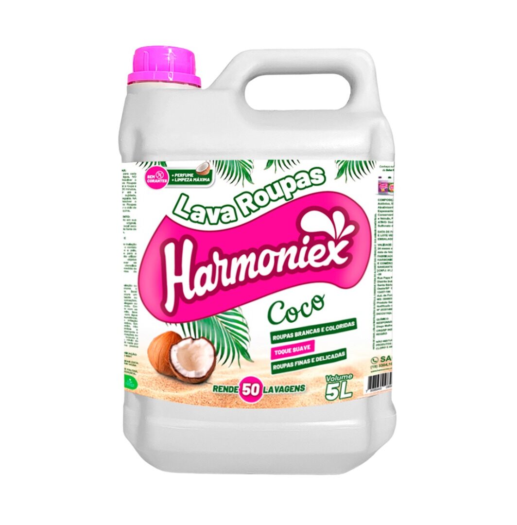 Sabão de Coco Líquido 5 Litros – Harmoniex