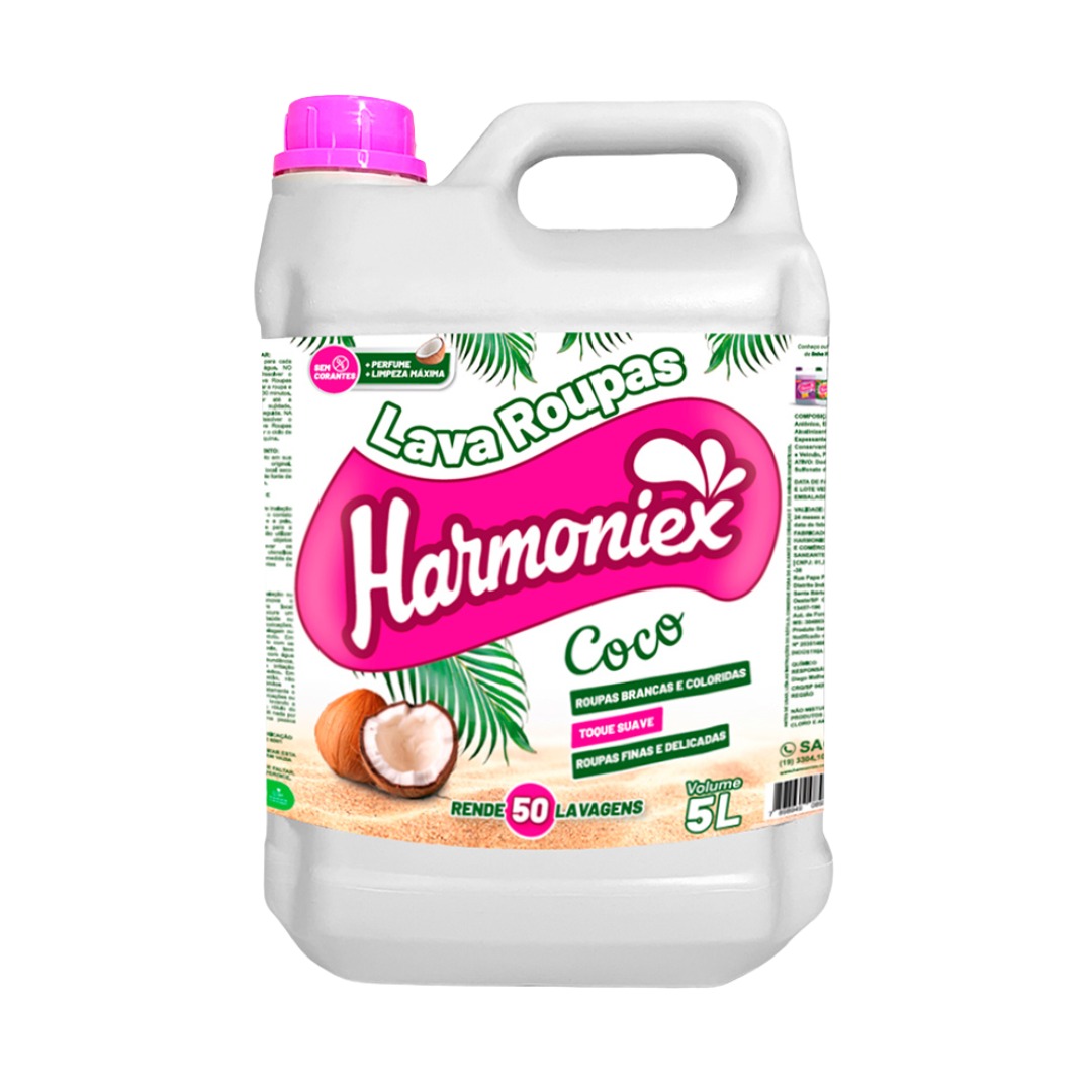 Sabão de Coco Líquido 5 Litros – Harmoniex